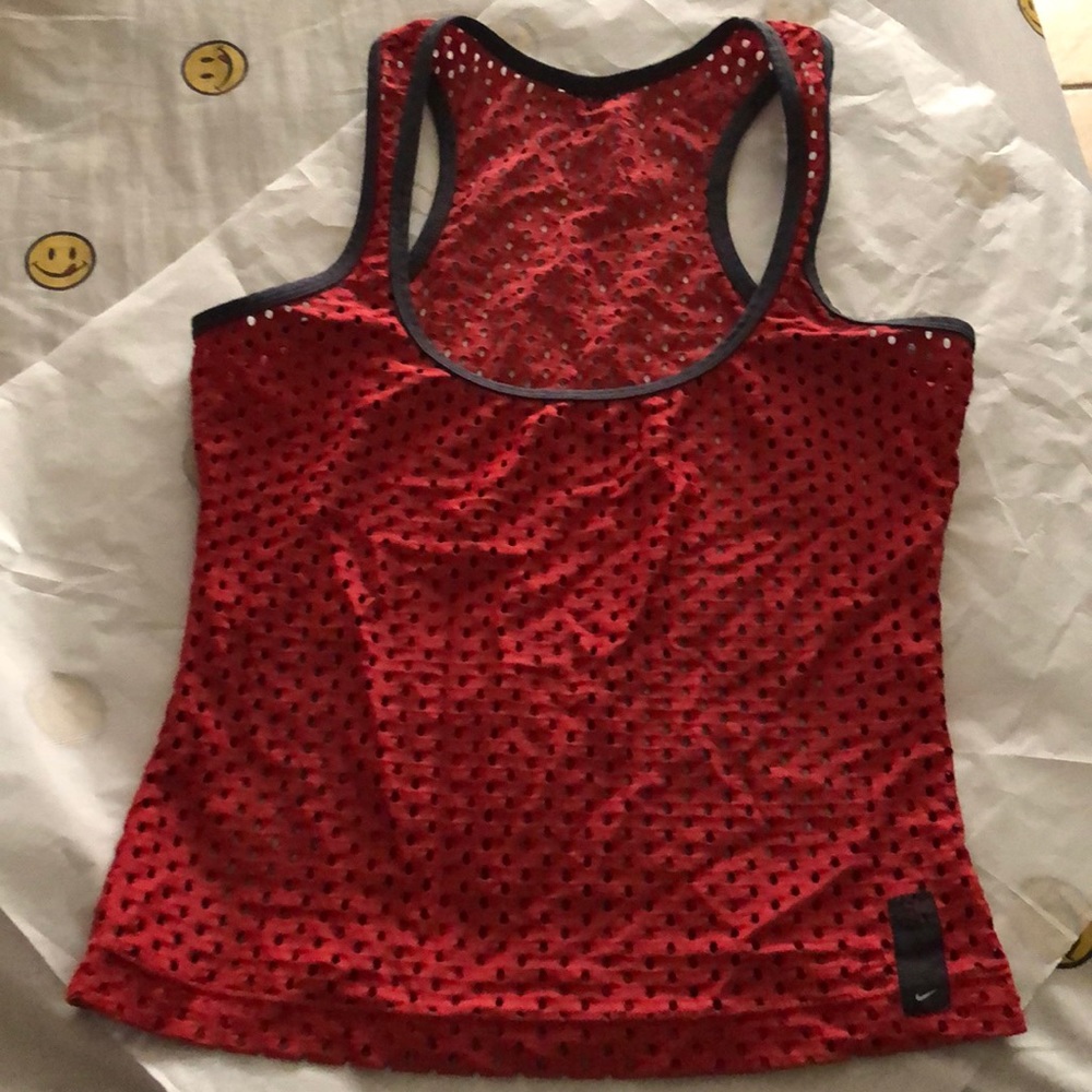 Nike top burnt orange 🍊 and gray , no tags